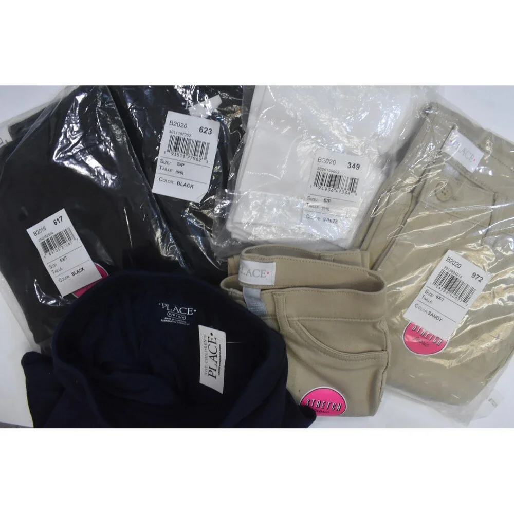 The Children's Place Bulk Lot Of 22 Girls Size Small 6/7 Mix Season Tops Bottoms